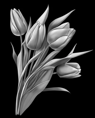 Цветы 063 (тюльпаны)