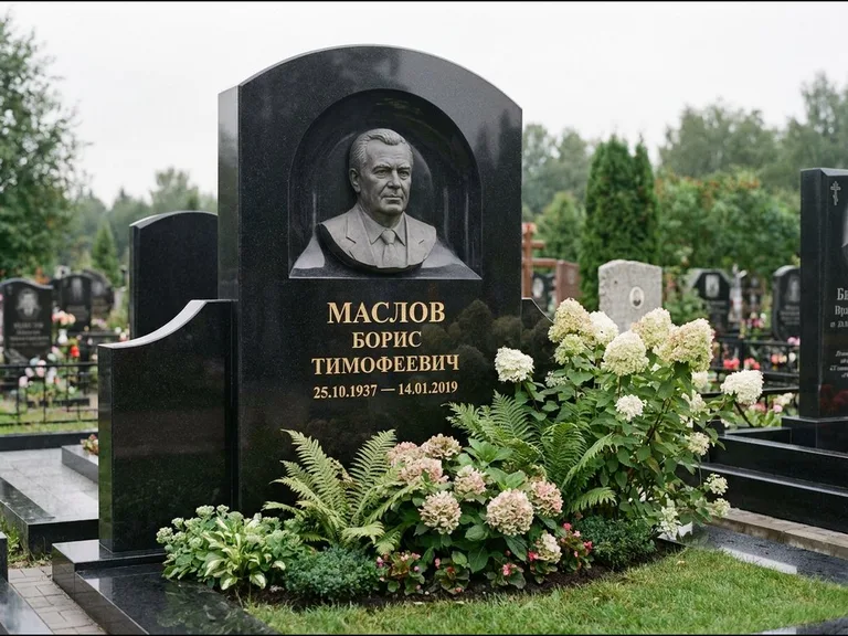 Памятник с барельефом — выполненная работа 11 в Кемерово