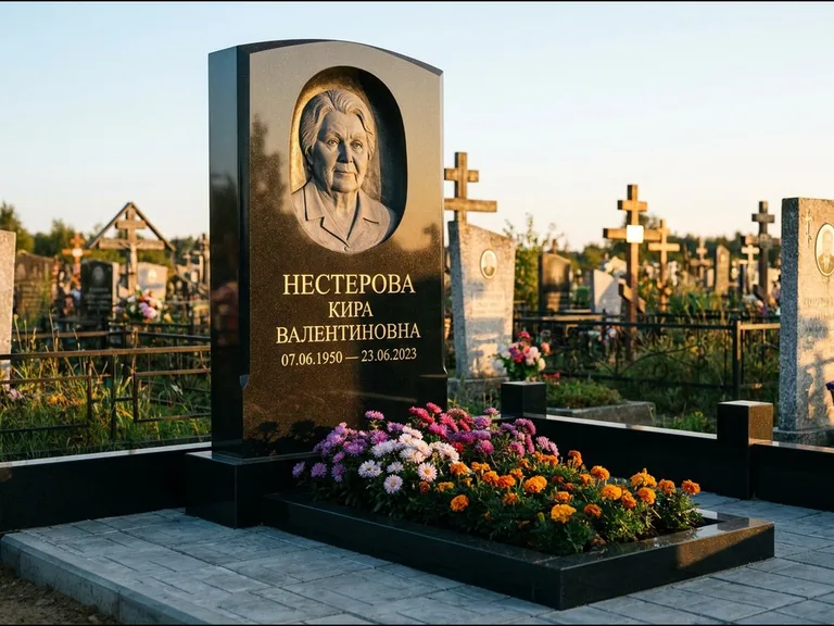 Памятник с барельефом — выполненная работа 12 в Кемерово