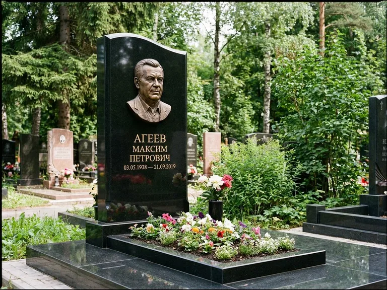 Памятник с барельефом — выполненная работа 13 в Кемерово