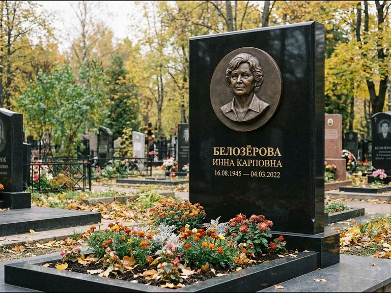 Памятник с барельефом — выполненная работа 14 в Кемерово
