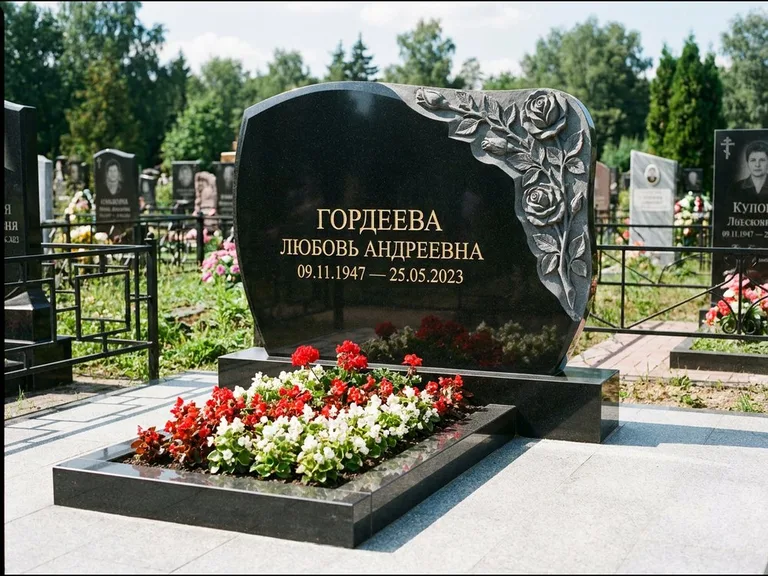 Памятник с барельефом — выполненная работа 16 в Кемерово