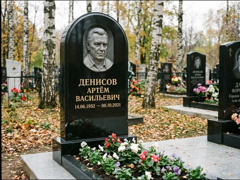Памятник с барельефом — выполненная работа 17 в Кемерово