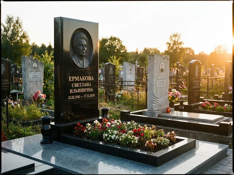Памятник с барельефом — выполненная работа 18 в Кемерово