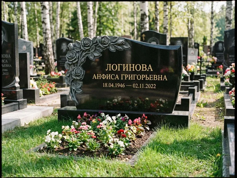 Памятник с барельефом — выполненная работа 22 в Кемерово