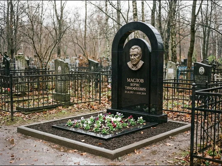 Памятник с барельефом — выполненная работа 23 в Кемерово