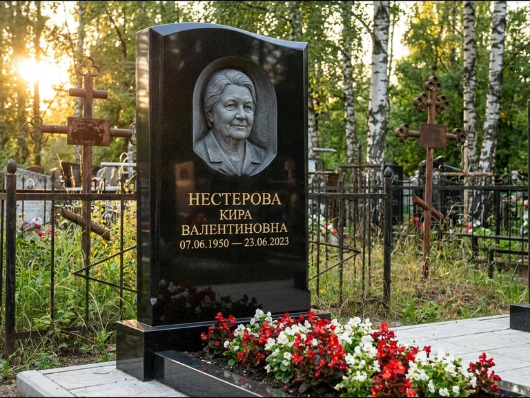 Памятник с барельефом — выполненная работа 24 в Кемерово