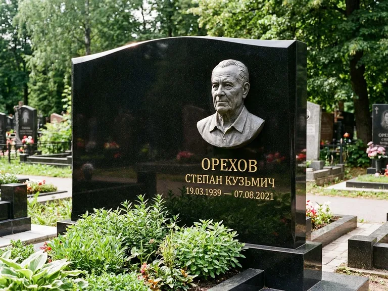Памятник с барельефом — выполненная работа 25 в Кемерово