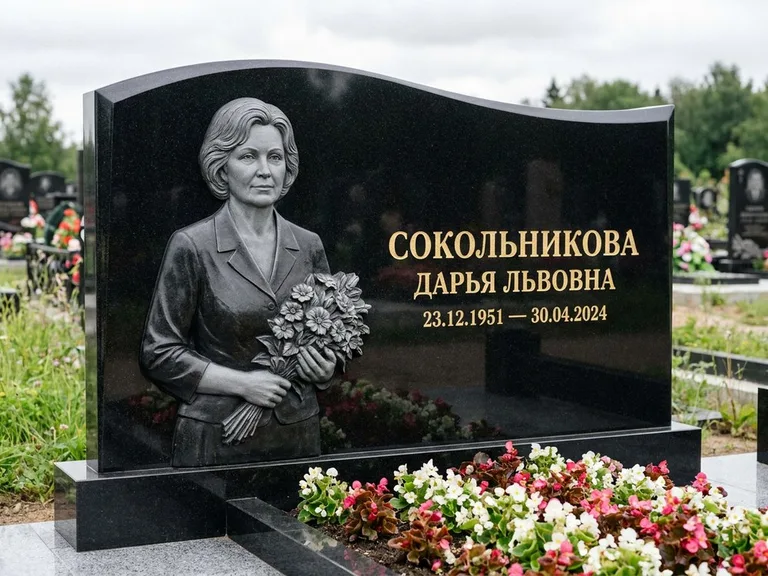 Памятник с барельефом — выполненная работа 28 в Кемерово