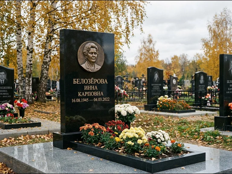 Памятник с барельефом — выполненная работа 2 в Кемерово