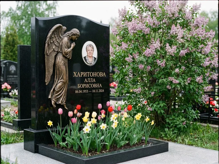 Памятник с барельефом — выполненная работа 32 в Кемерово