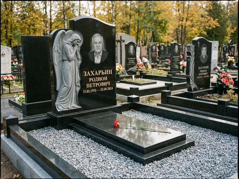 Памятник с барельефом — выполненная работа 44 в Кемерово