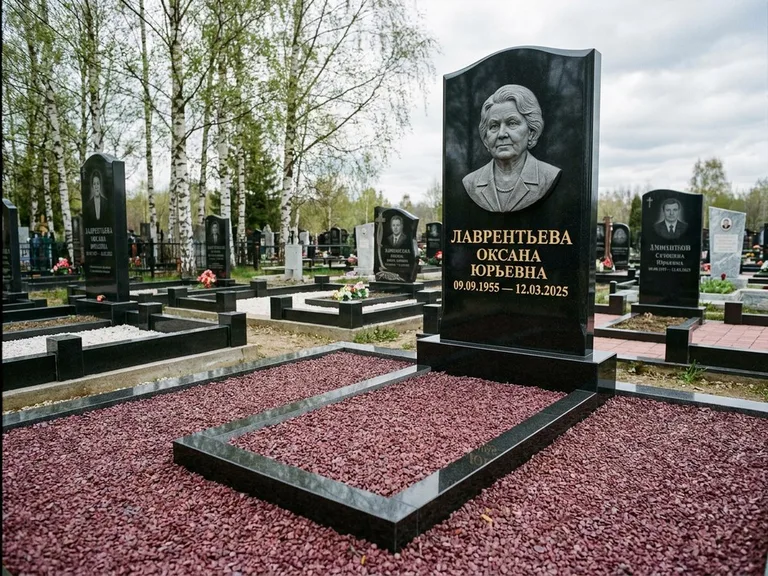 Памятник с барельефом — выполненная работа 47 в Кемерово