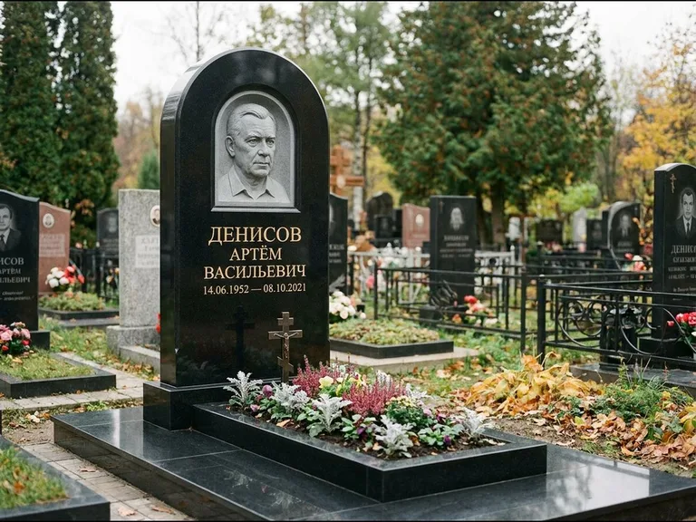 Памятник с барельефом — выполненная работа 5 в Кемерово