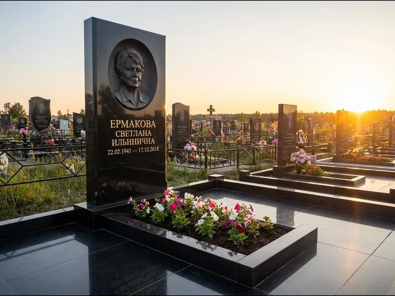 Памятник с барельефом — выполненная работа 6 в Кемерово