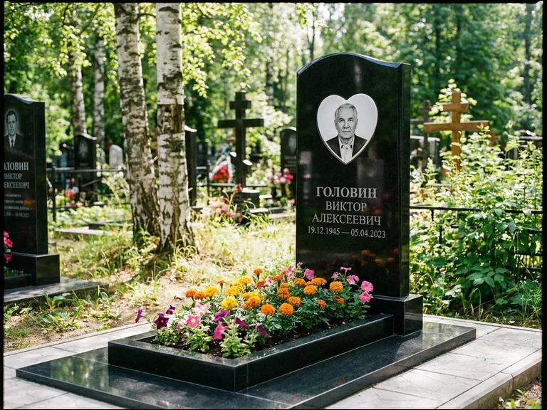 Овальный цветной портрет на керамике в Кемерово