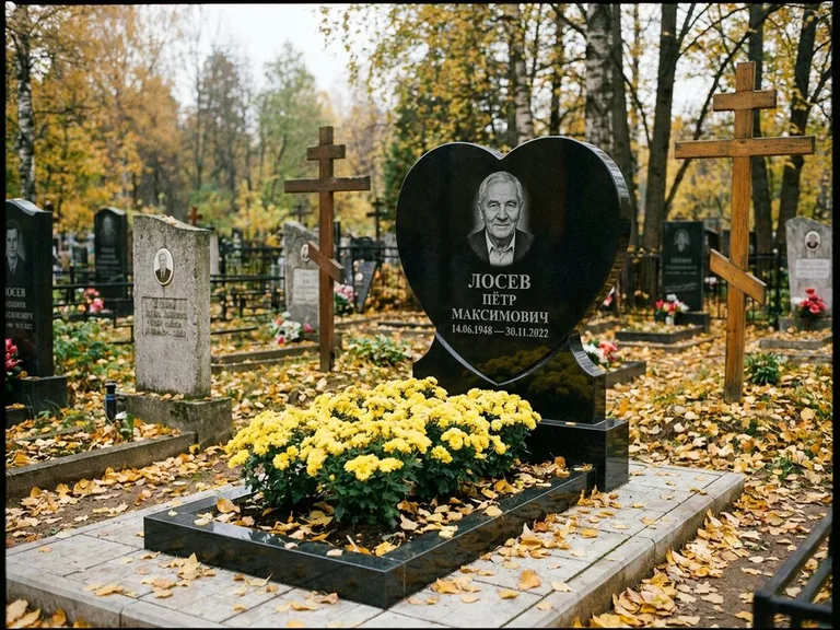 Керамический портрет пожилой женщины в Кемерово