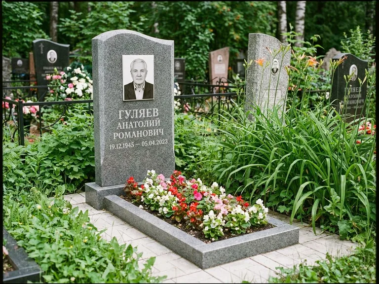 Портрет на керамике осенью в Кемерово