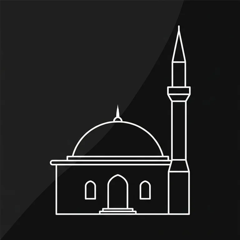 Эскиз: Одноминаретная — скромный силуэт сельской мечети в Кемерово