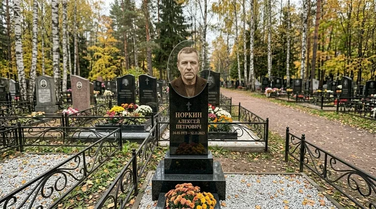 Портрет на стекле на вертикальной стеле в Кемерово