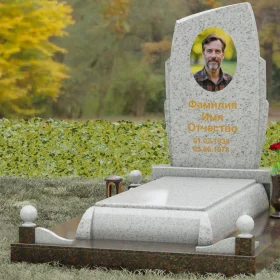 Комбинированный вертикальный памятник П121 - П121