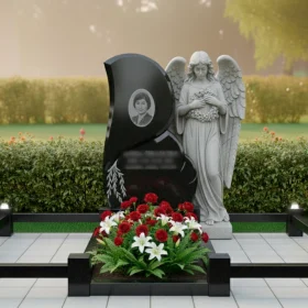 Элитный гранитный памятник на могилу - ПН005