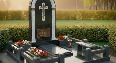 Изготовление и установка семейного склепа