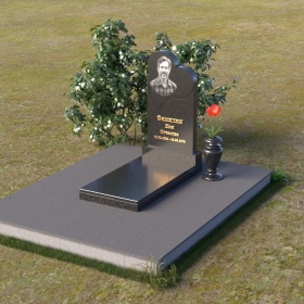 Памятник из гранита блю перл - ПВ054