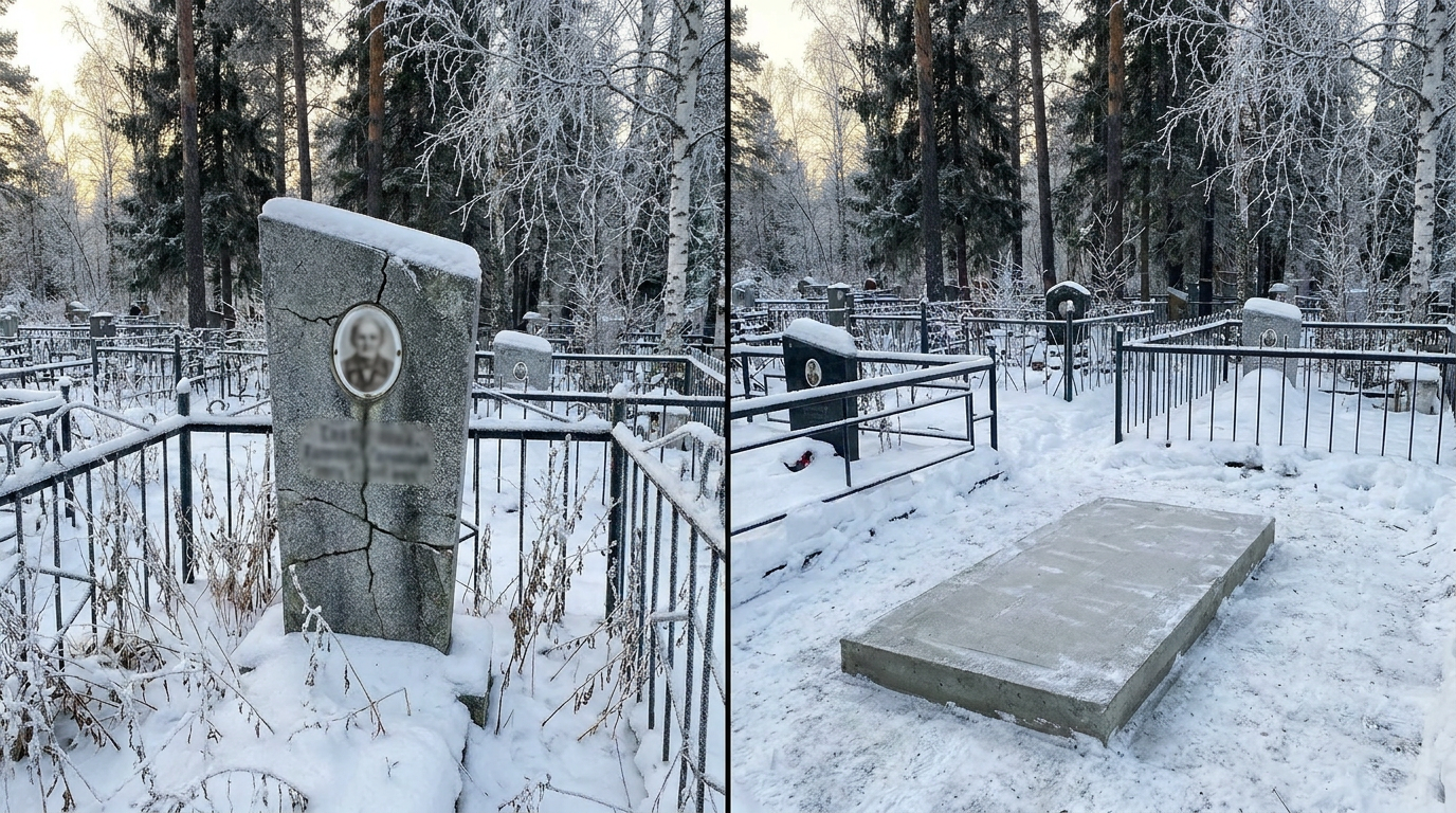Демонтаж памятника в Кемерово — пример 1