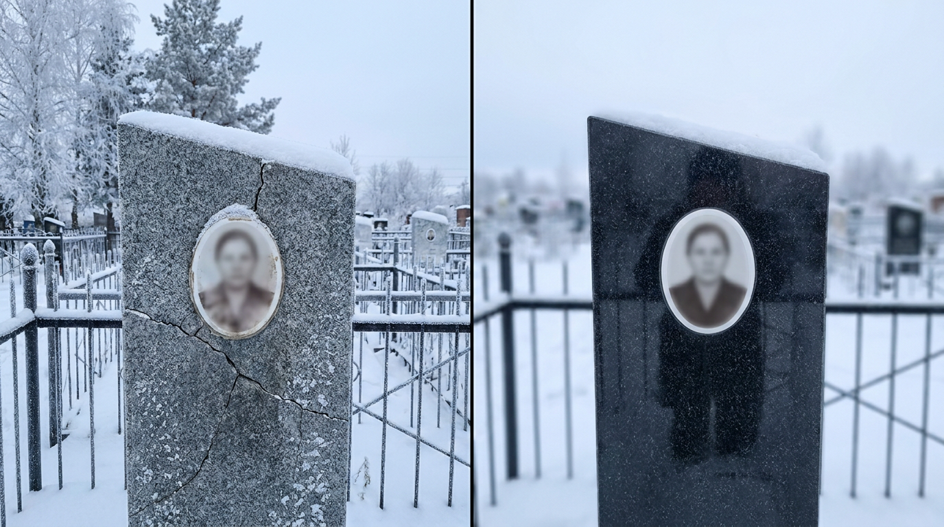 Реставрация памятника в Кемерово — пример 4